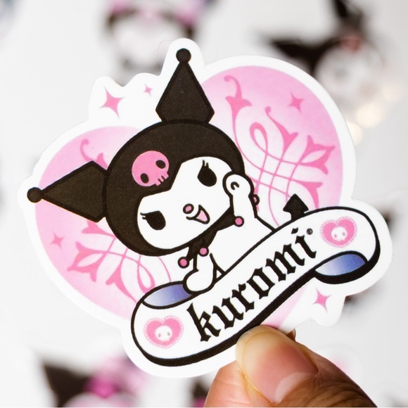 16 pcs Kuromi Sanrio Vinyl stickers decals - Picture 2 of 3